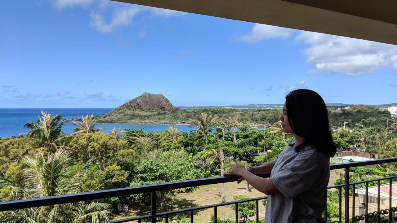 Howard Beach Resort Kenting Kültér fotó View of the Rock of Tinian from the Tinian International Conference Center